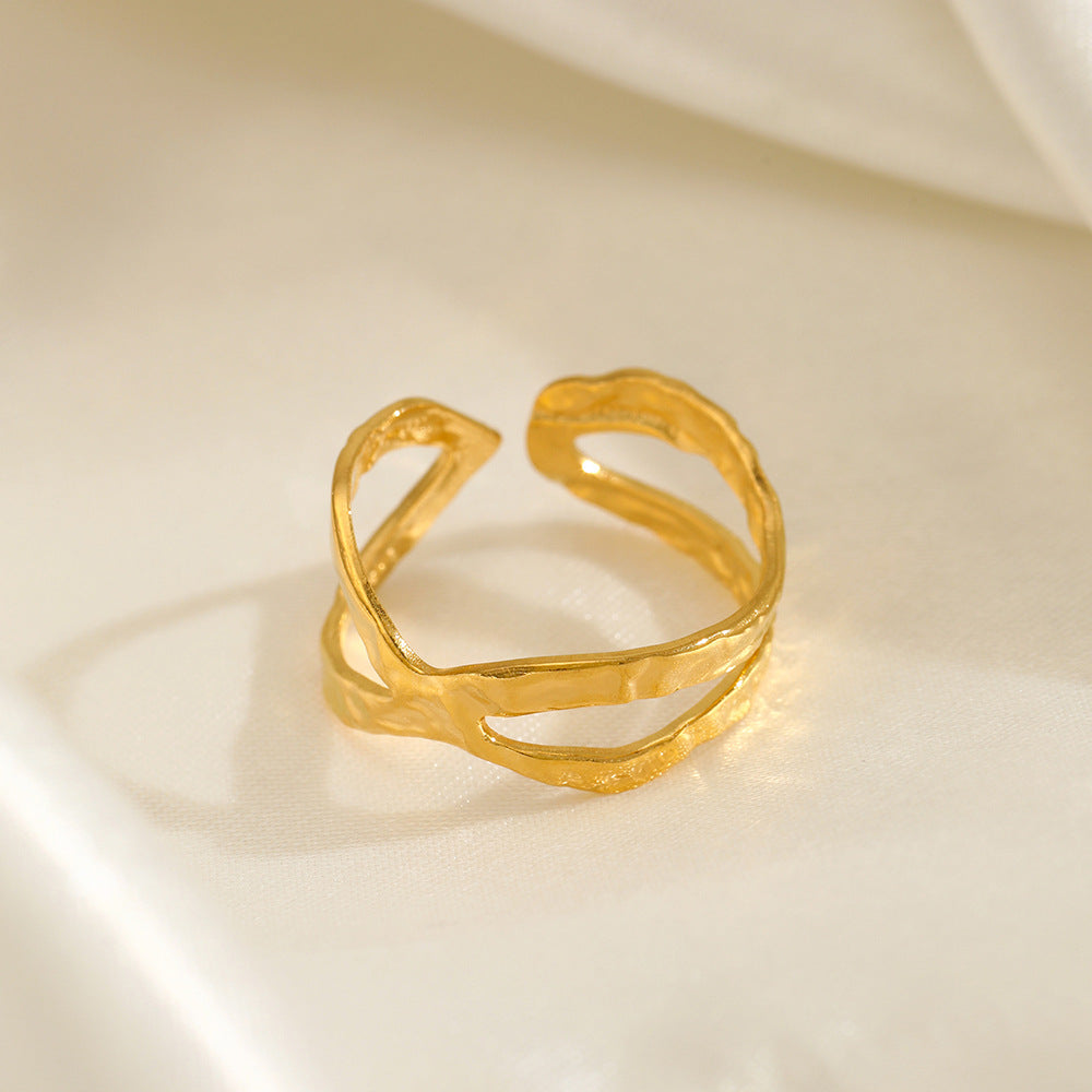Aro Adjustable Ring – Stainless Steel, Hypoallergenic & Adjustable