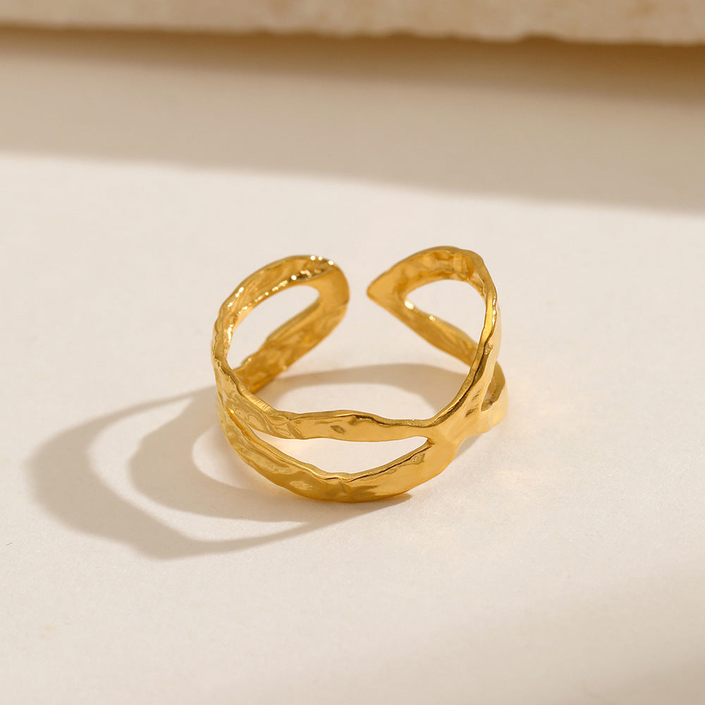 Aro Adjustable Ring – Stainless Steel, Hypoallergenic & Adjustable