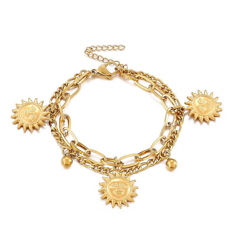 Fetu Rā Bracelet – Stainless Steel