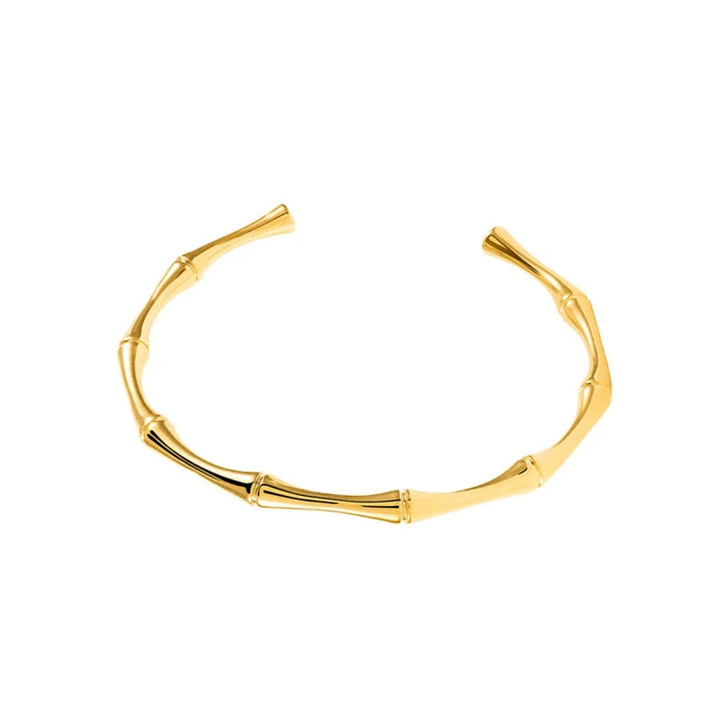 Niu Bracelet – Open Thin Titanium Steel Bangle